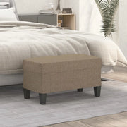 Panca tortora 70x35x41 cm in Tessuto 349438