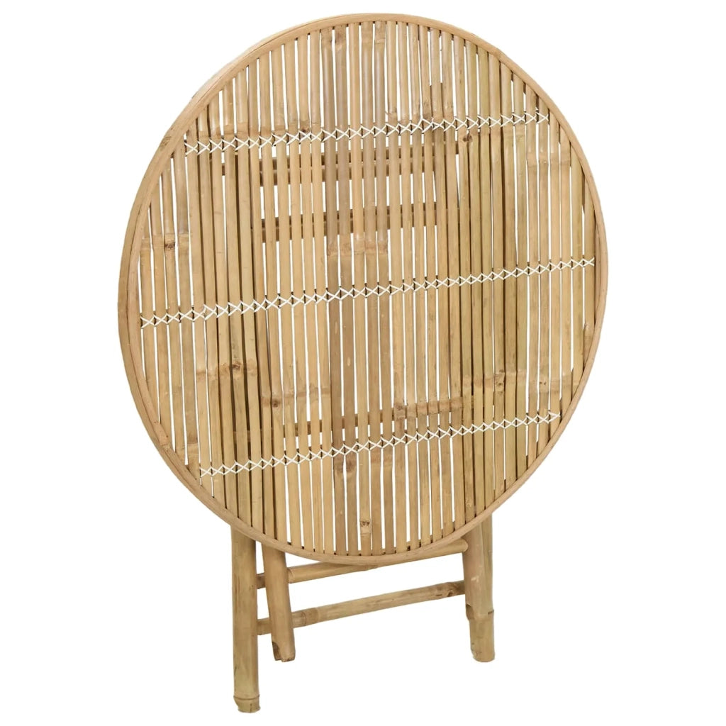 Tavolo da Giardino Naturale 80 x 70 cm Bambù 42028079