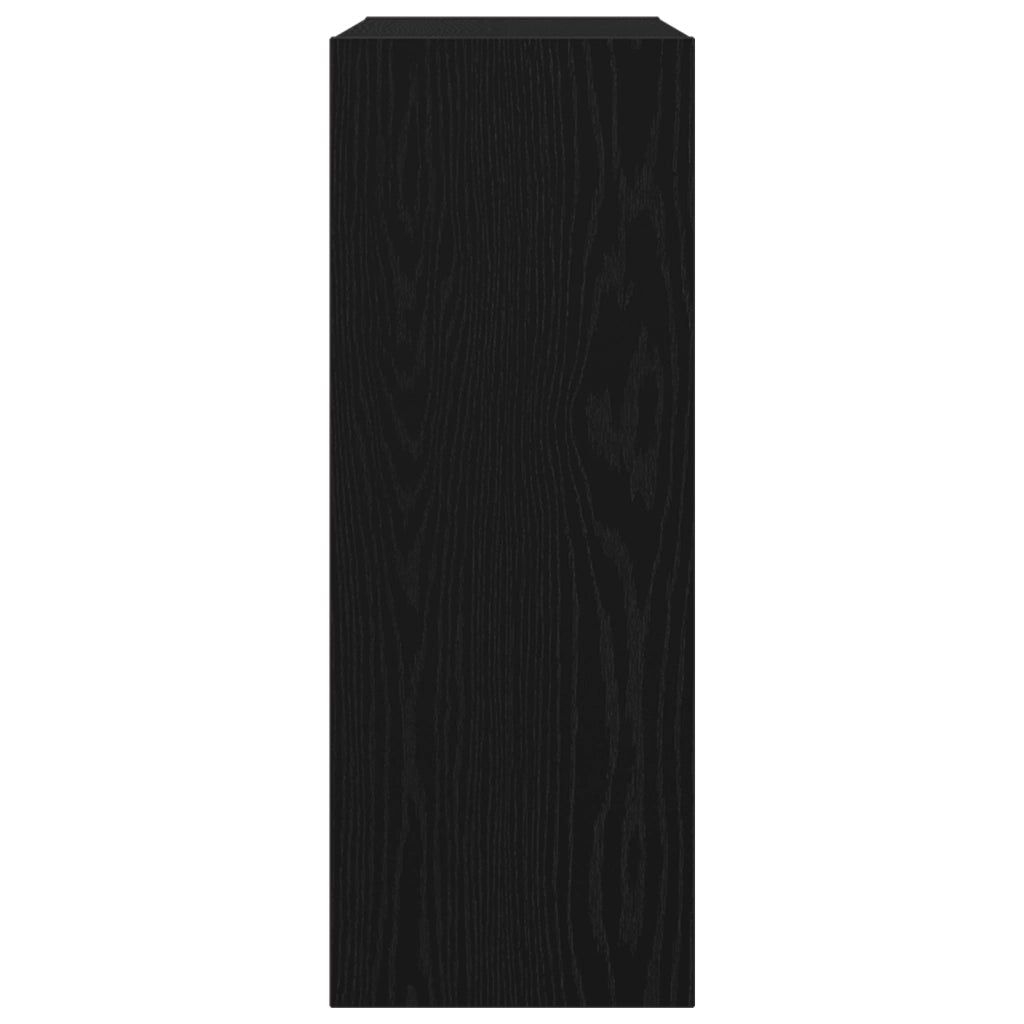Tavolo Consolle in Rovere Nero - 78x30x80 cm - Fatto in Legno Ingegnerizzato