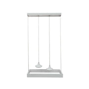 Trade Shop - Lampadario Led Moderno Minimal Lampada Sospensione 40w Luce Calda Naturale Lp-08b -
