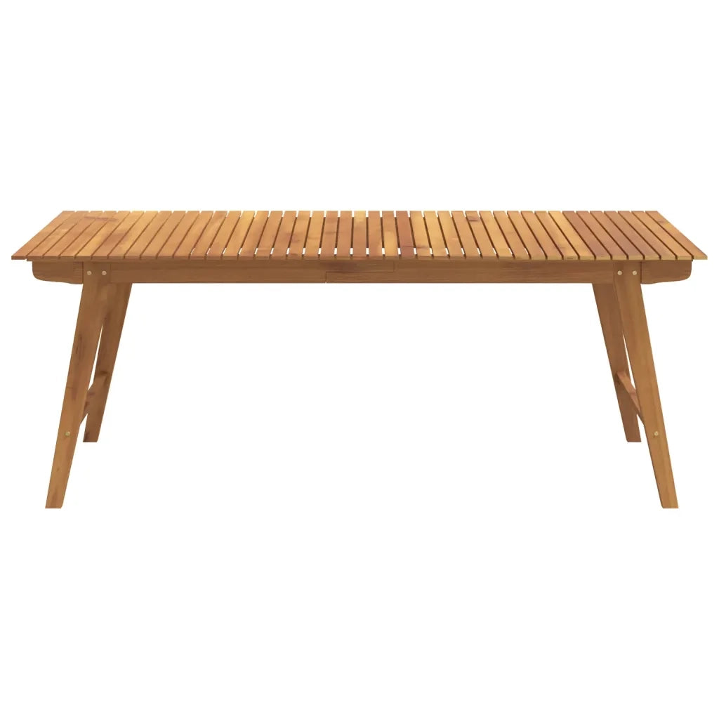 Tavolo da Giardino 200x90x75 cm Legno Massello di Acacia 363311
