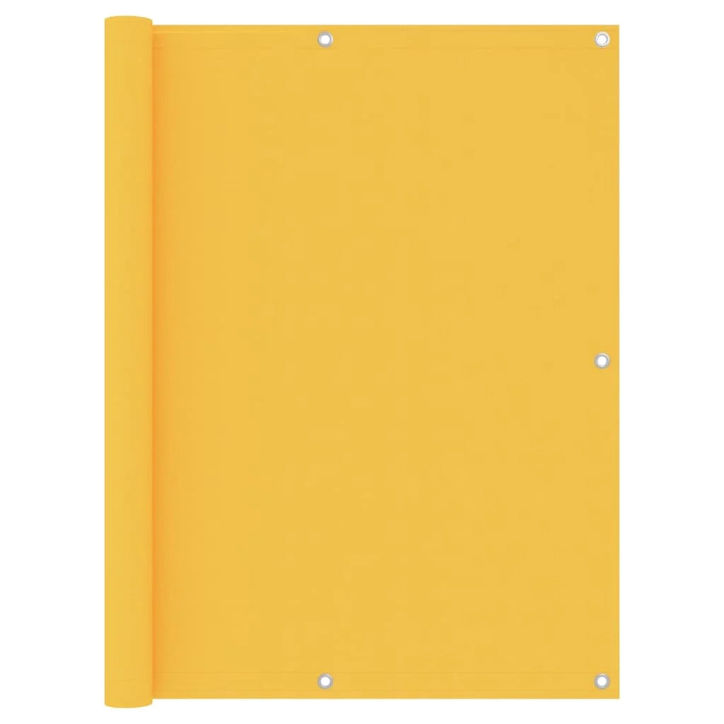 Schermo per balcone schermo per la privacy 120 x 400 cm tessuto Oxford giallo 02_0010186