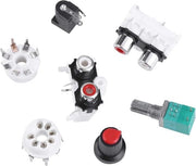 Amplificatore di segnale per tubi a vuoto con valvola di controllo tubi a vuoto ad alta tensione per sistemi home cinema hifi - contenuto HTML integrato.