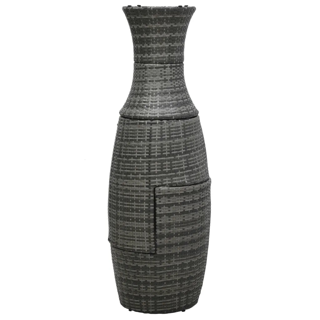Set da Bistrot 3 pz con Cuscini in Polyrattan Grigio cod mxl 44591