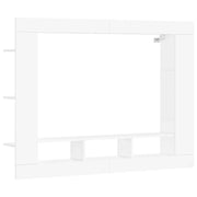 Mobile TV a parete dal design moderno 152 x 22 x 113 cm legno composito bianco 02_0049269