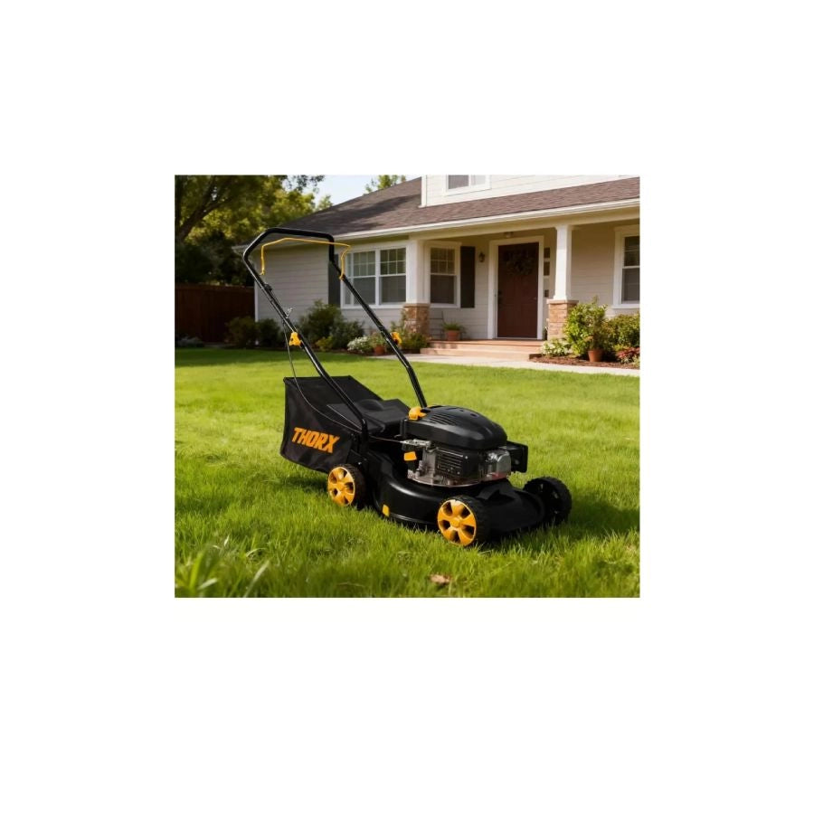 RASAERBA A SCOPPIO A SPINTA, CM41 DI LARGHEZZA TAGLIO, POTENZA 1.3 KW THORX