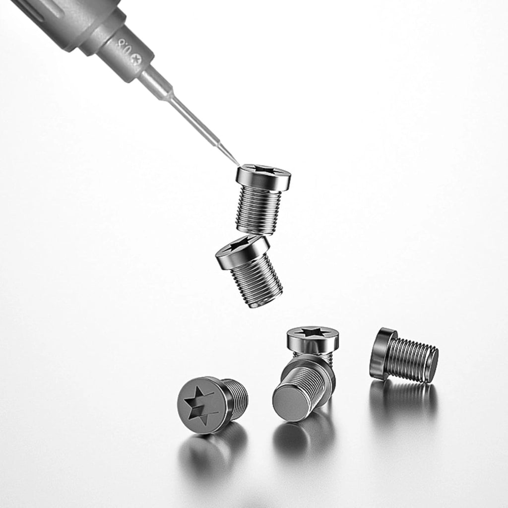 Set di Cacciaviti di Precisione Magnetici – Alta Qualità, 6 Pezzi | Alluminio, Punta Magnetica, Impugnatura Antiscivolo