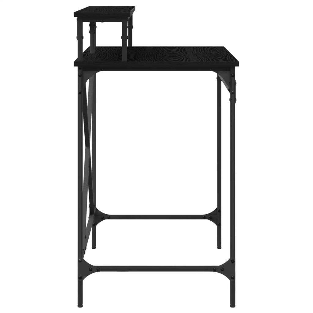 Scrivania Rovere Nero 80 x 50 x 90 cm Legno multistrato 881281
