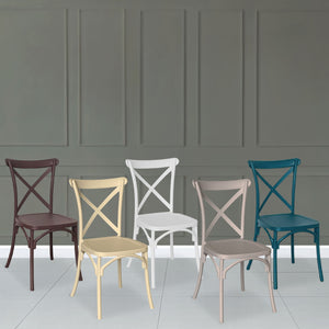 Sedia modello Sprint in plastica polipropilene colore nero monoblocco impilabile