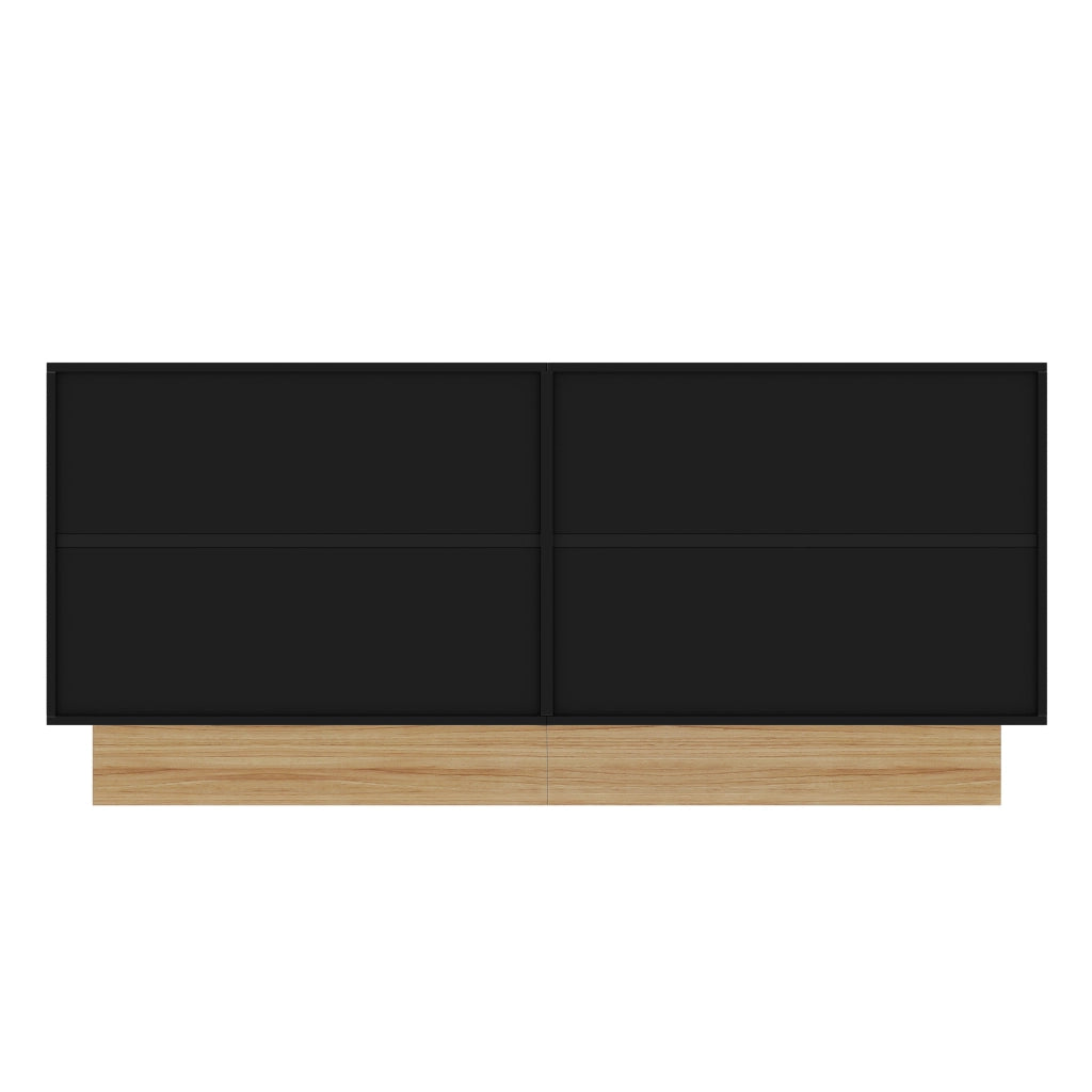 Credenza Moderna 4 Ante ¨C Xylo ¨C Legno, Ripiani, Soggiorno, 160x75x38