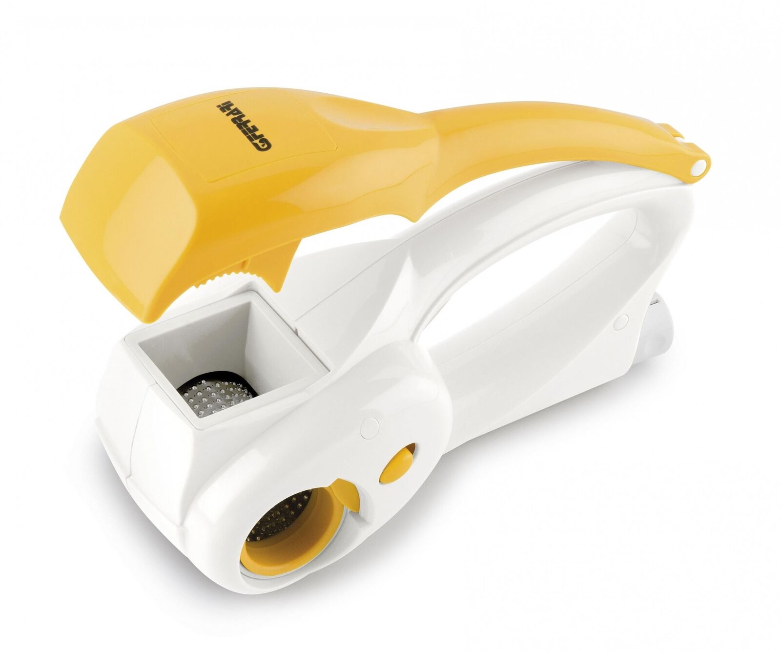 G3 Ferrari G20065 grattugia e spiralizzatore elettrici Grattugia elettrica Plastica Bianco, Giallo