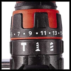 Einhell TE-CD 48 1500 Giri/min Senza chiave 1,41 kg Nero, Rosso