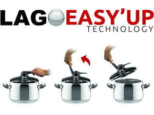 Lagostina Mia Lagoeasy'up Pentola a pressione Ø cm 22 - L 5