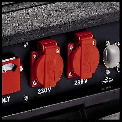 Einhell TC-PG 35/E5 gruppo elettrogeno 4100 W 15 L Benzina Nero, Rosso