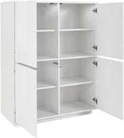 Credenza mobile cucina moderna soggiorno design bianco 100x40cm Judy