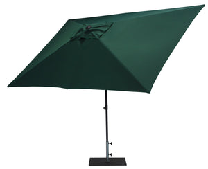 Ombrellone da Giardino 3x2 m Palo Ø38 mm in Alluminio Tessuto Poliestere Trend Verde