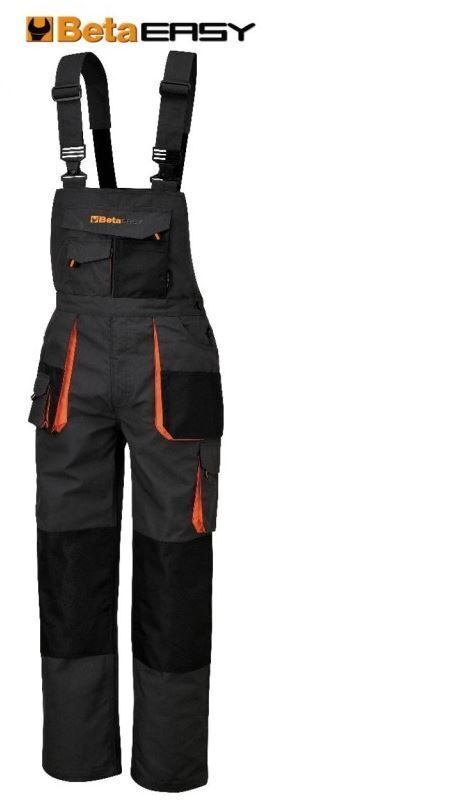 BETA Salopette easy twill 180gr grey tg.xxxxl