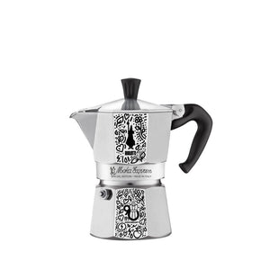 Bialetti Moka Express 90th Anniversary 0,13 L Nero, Argento, Bianco