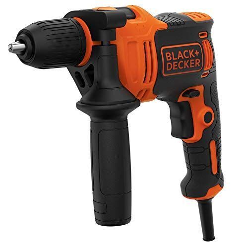Black & Decker beh710 K-qs perceuse à Percussion 710 W, 230 V, Orange Et Noir