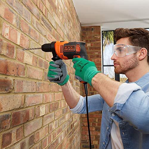 Black & Decker beh710 K-qs perceuse à Percussion 710 W, 230 V, Orange Et Noir