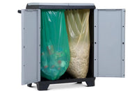 Keter 17206899 bidone per la spazzatura 220 L Quadrato Polipropilene (PP) Grigio