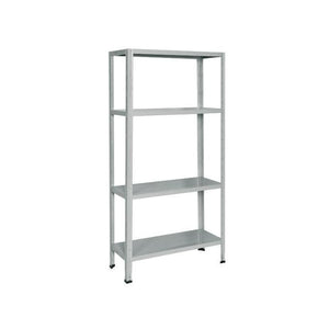 Bizzotto Scaffale Metallo 4 ripiani cm. 75x30x150 h colore Grigio E550G