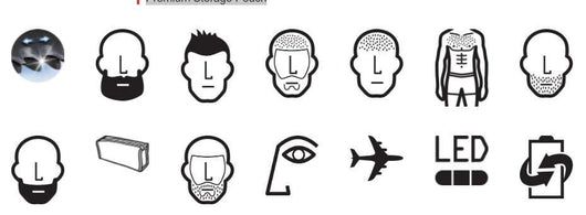 Remington G4 Graphite Nero, Blu, Bianco