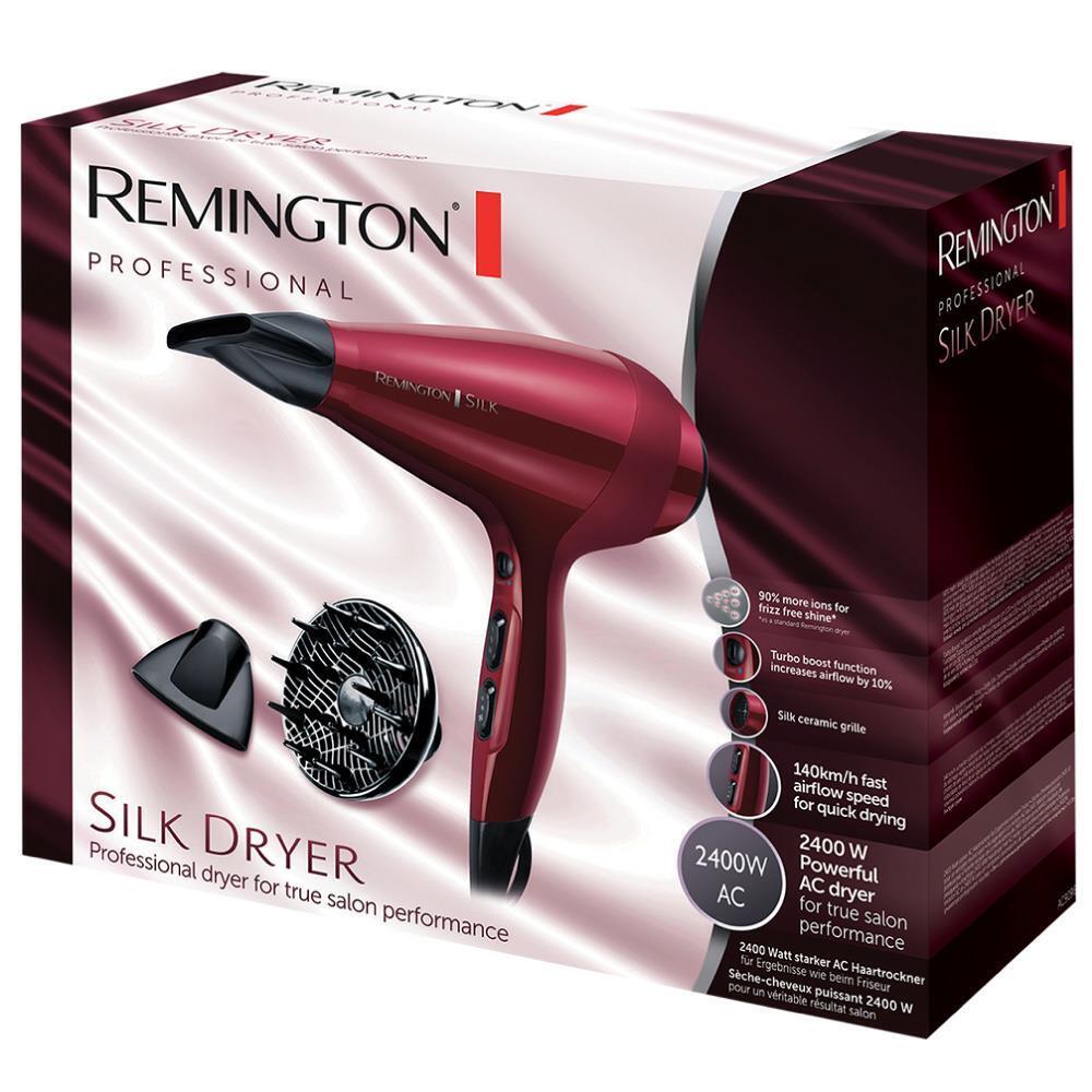 Remington Asciugacapelli T Studio Silk 2400 W Rosso