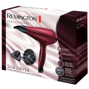 Remington Asciugacapelli T Studio Silk 2400 W Rosso