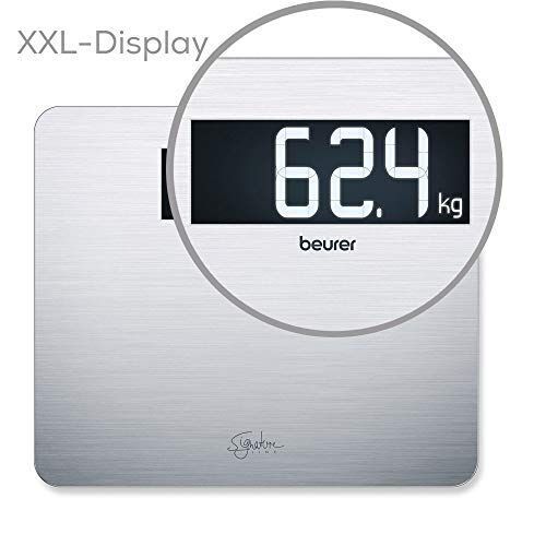 Beurer GS 405 Signature Line Bilancia in Acciaio Inox XXL con Portata fino a 200 kg