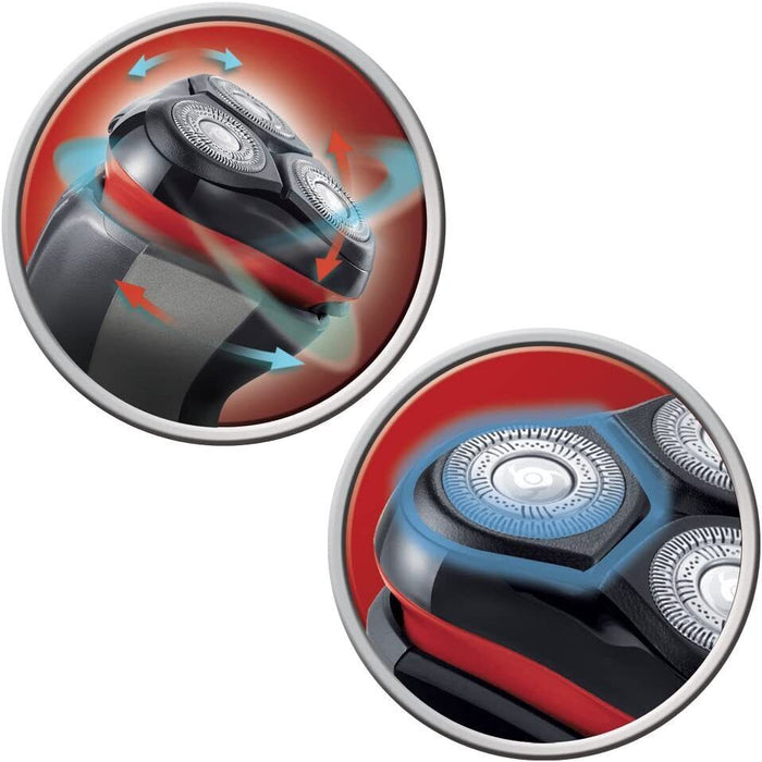 Remington PR1350 Rotazione Trimmer Nero, Grigio, Rosso