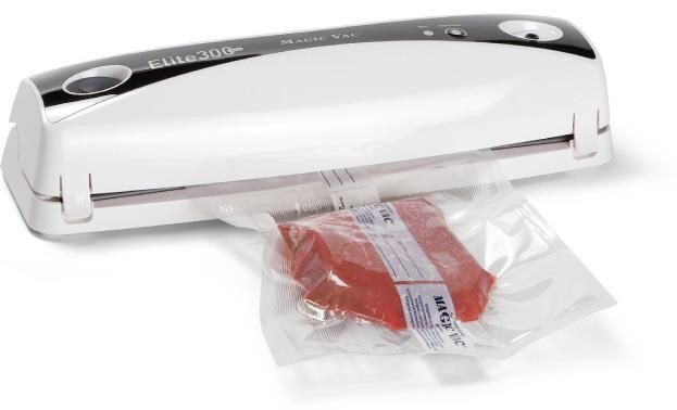 Magic Vac Elite 300 plus macchina per sottovuoto 780 mbar Nero, Bianco