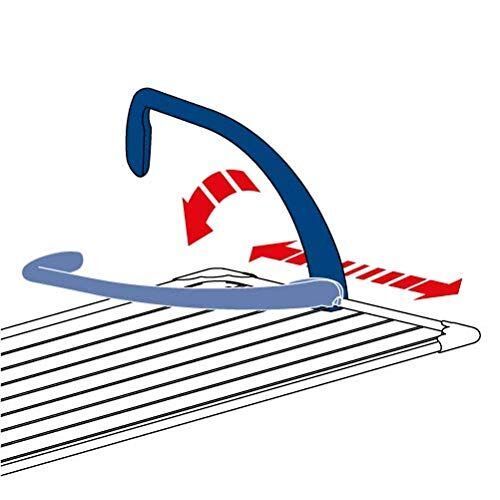 Gimi Brezza 200 Stendino attaccabile Blu, Bianco