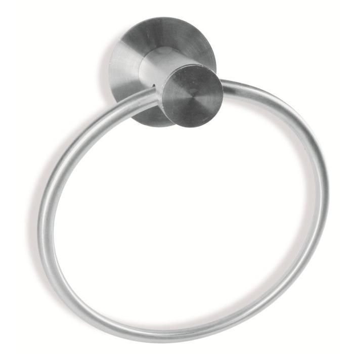 AandA Portasciugamani da parete ad anello in acciaio Inox