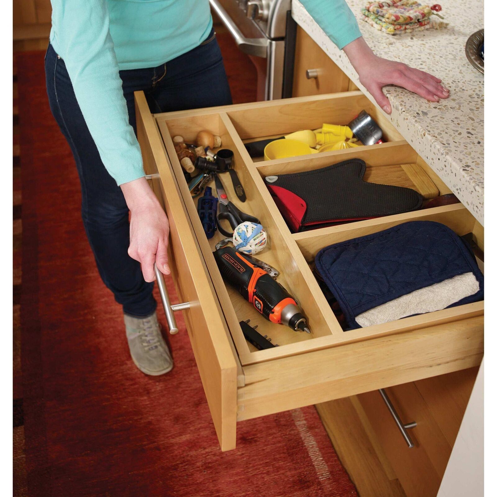 Black & Decker CS3653LC-QW cacciavite elettrico e avvitatore a impulso 190 Giri/min Nero, Arancione