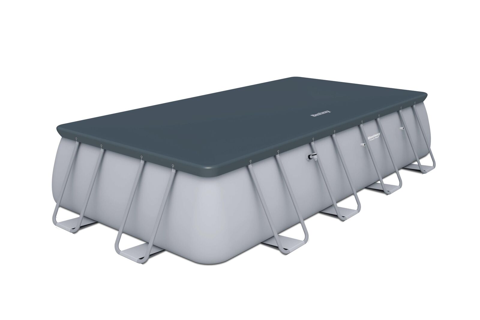 Bestway Power Steel Piscina mis.549x274x122 cm, pvc/tritech, effetto mosaico interno, include filtro a sabbia, copertura, scaletta, dosatore chimico ChemConnect