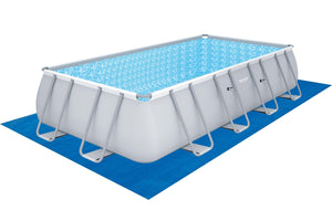Bestway Power Steel Piscina mis.549x274x122 cm, pvc/tritech, effetto mosaico interno, include filtro a sabbia, copertura, scaletta, dosatore chimico ChemConnect