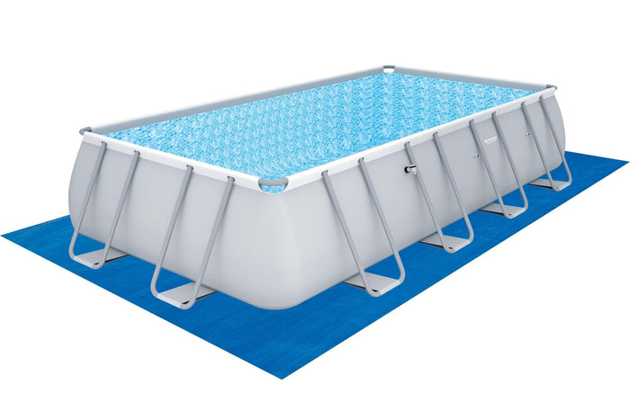 Bestway Power Steel Piscina mis.549x274x122 cm, pvc/tritech, effetto mosaico interno, include filtro a sabbia, copertura, scaletta, dosatore chimico ChemConnect