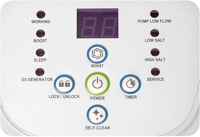 Intex 26670 Generatore Salino di Cloro Krystal Clear per Pompa Filtro 2650-12112 L-h Produzione Cloro 12 g-h per Piscine