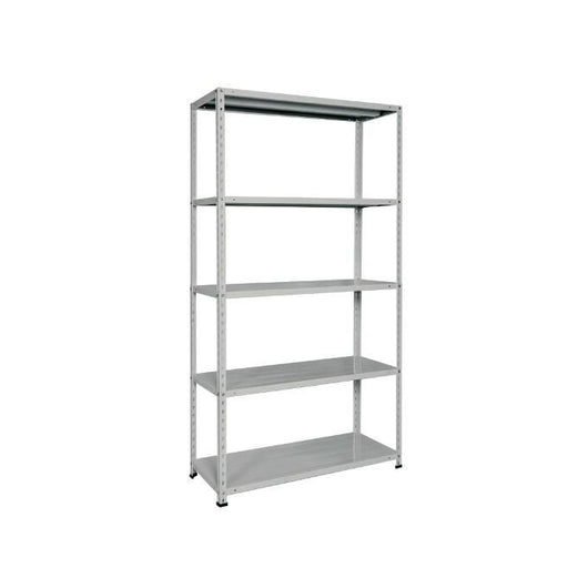 Bizzotto Scaffale Metallo 5 ripiani Portata Ripiano 70kg 100X40X188 Cm Grigio