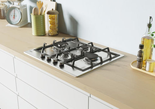 Candy Idea CHG6D4WX Acciaio inox Da incasso 60 cm Gas 4 Fornello(i)
