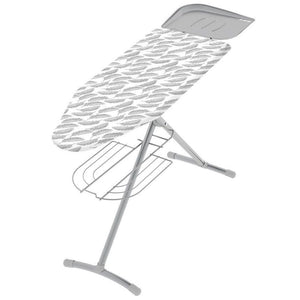 Colombo Asse stiro TURBO 120x44 regolabile in 6 posizioni di altezza, poggiaferro portacaldaia con inserti in silicone, portagrucce, griglia portabiancheria rinforzata