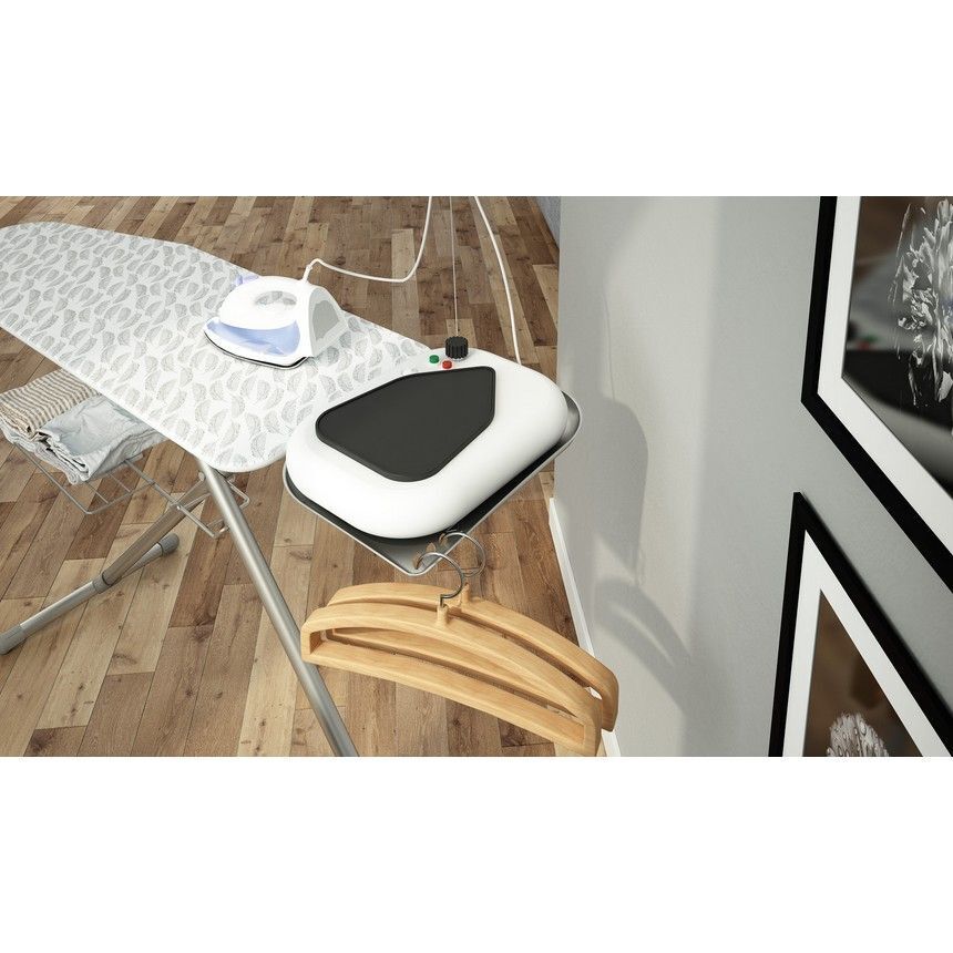 Colombo Asse stiro TURBO 120x44 regolabile in 6 posizioni di altezza, poggiaferro portacaldaia con inserti in silicone, portagrucce, griglia portabiancheria rinforzata