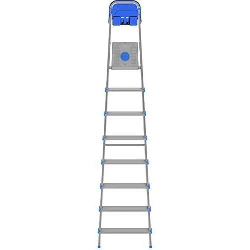 Colombo New Scal Atlantica 8 Scaletta con gradini Alluminio, Blu