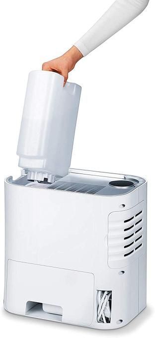 Beurer LR 330 Purificatore d'aria Filtro HEPA Capacita' 4,6 Litri CADR 200 m3 Copertura 35 m2 3 livelli di potenza Timer Modalita' notte