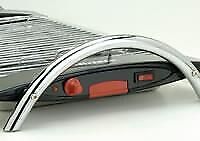 Ariete 732 Churrasco Grill, Barbecue elettrico, 2000 W, Doppia Griglia in acciaio cromato, Regolazione temperatura, Grigio