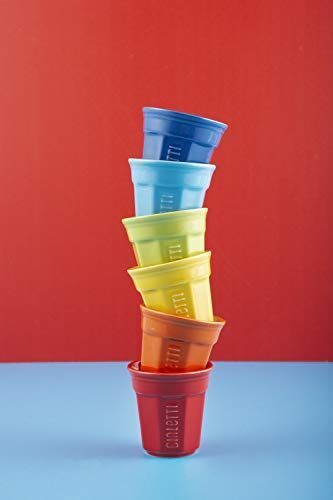 Bialetti BICCHIERINI tazza Multicolore Caffè 6 pz