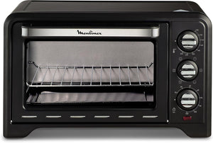 Moulinex OX4448 Optimo Forno Elettrico con Capacità di 19 L, Potenza 1380 W, Nero 71x117x81cm