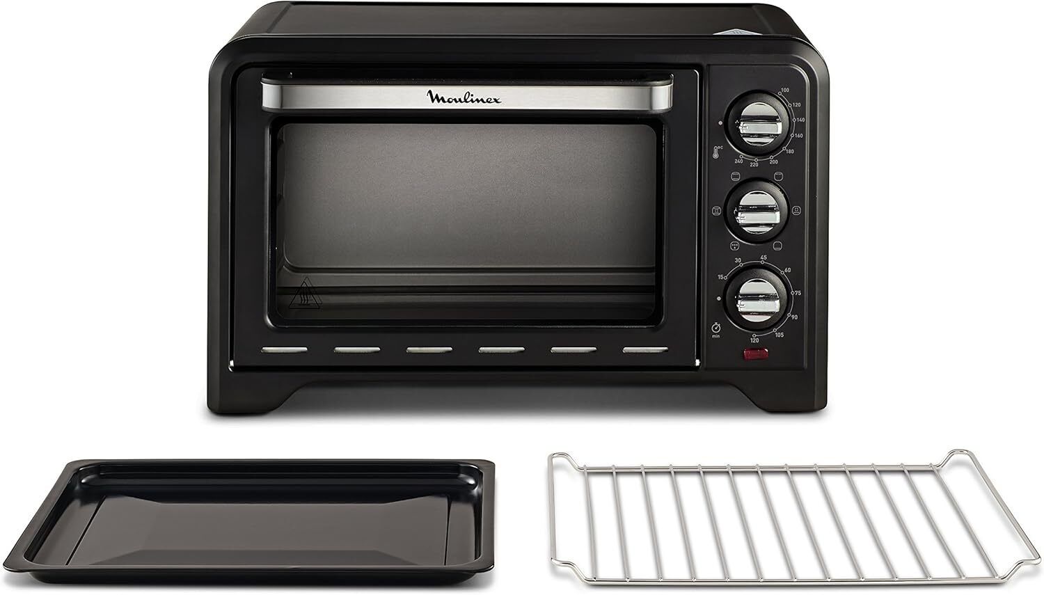 Moulinex OX4448 Optimo Forno Elettrico con Capacità di 19 L, Potenza 1380 W, Nero 71x117x81cm