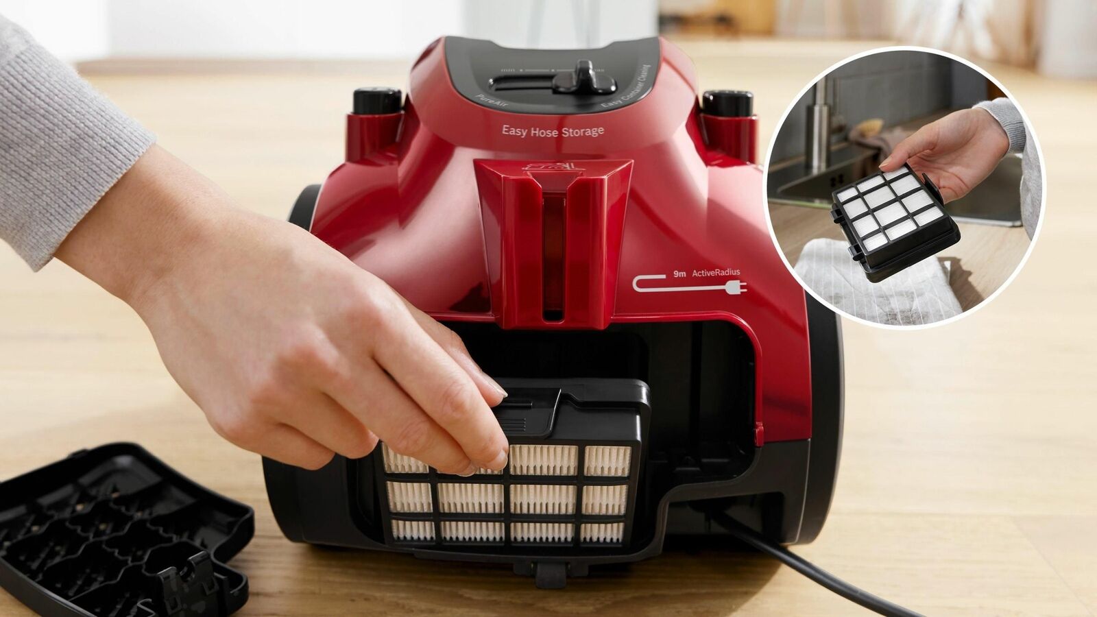 Bosch Serie 2 BGC05AAA2 Aspirapolvere senza sacco Rosso